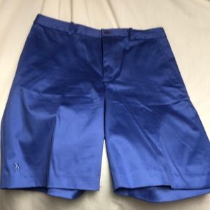 Ralph Lauren golf 6 blue flat front Bermuda nwot